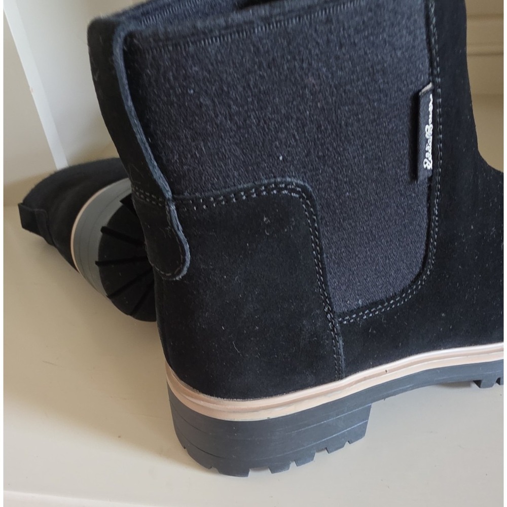 Eddie Bauer Womens Bellingham Chelsea Waterproof Boot in‎ Black Suede Size 10 - Picture 12 of 12